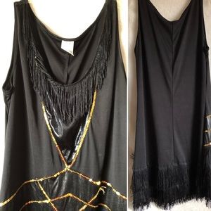 Sleeveless Flapper Dress